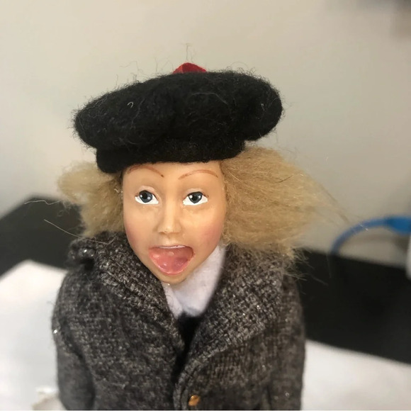 5/$25 
Vintage Caroler Christmas Hand Sewn  Clothing Holds Book Plastic Body10” - Picture 8 of 10